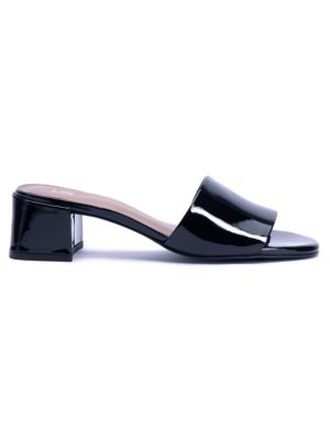 London Block Sandal – Black / Copper